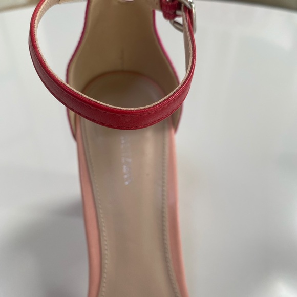 Stuart Weitzman two tone block heel - Picture 6 of 16